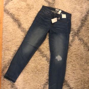 Jcrew distressed toothpick jeans size 28 NWT